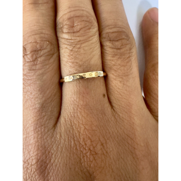 NEW❗️Pandora 14k Yellow Gold Signature I-D Ring Size 60(9.25) - Picture 4 of 8